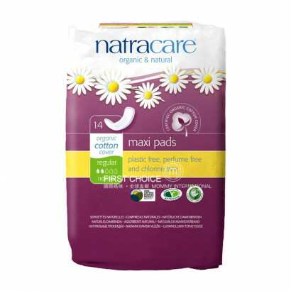 Natracare 英国奈卡日用有机纯棉无护翼卫生巾 14片 海外本土原版
