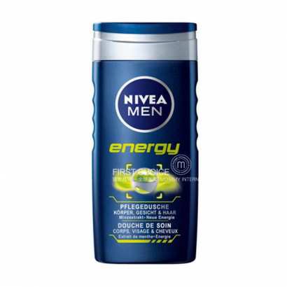 NIVEA 德国妮维雅Energy男士能量沐浴露*2 海外本土原版