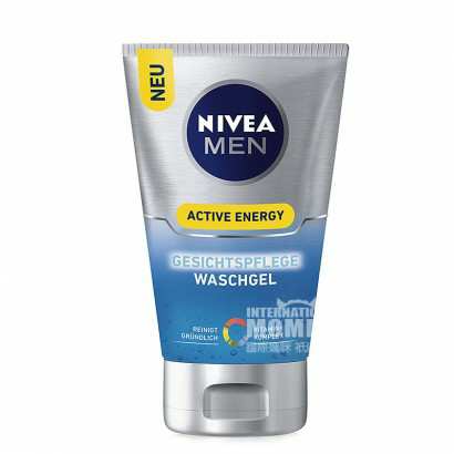 NIVEA 德国妮维雅男士活力能量洁面啫喱*2 海外本土原版