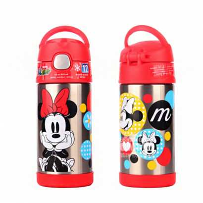 THERMOS 美国膳魔师卡通图案保温吸管杯355ml 海外本土原版