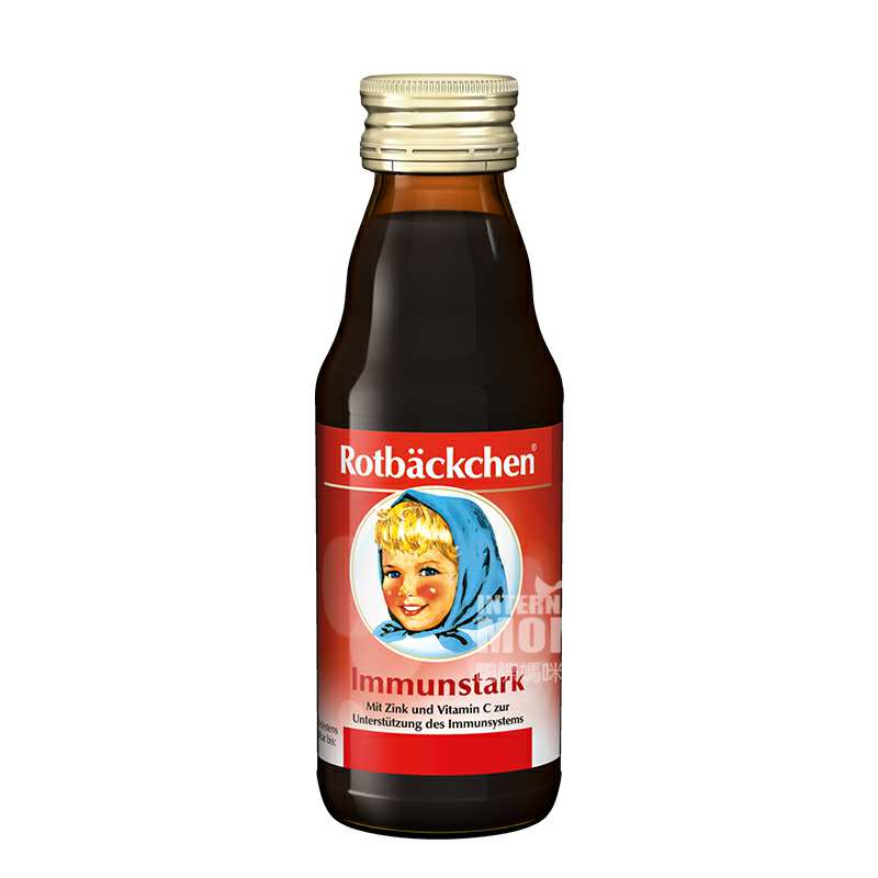 【4件】Rotbackchen 德国小红脸婴幼儿补锌维生素C补充液125ml 海外本土原版