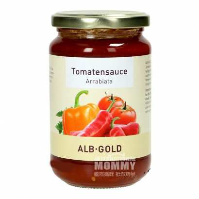 ALB·GOLD 德国ALB·GOLD有机意大利面番茄辣椒酱350g 海外本土原版