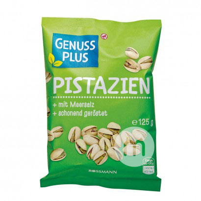 【4件】GENUSS PLUS 德国GENUSS PLUS开心果125g 海外本土原版