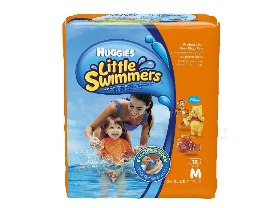 huggies 美国好奇游泳纸尿裤m码 11~15kg 海外本土原版