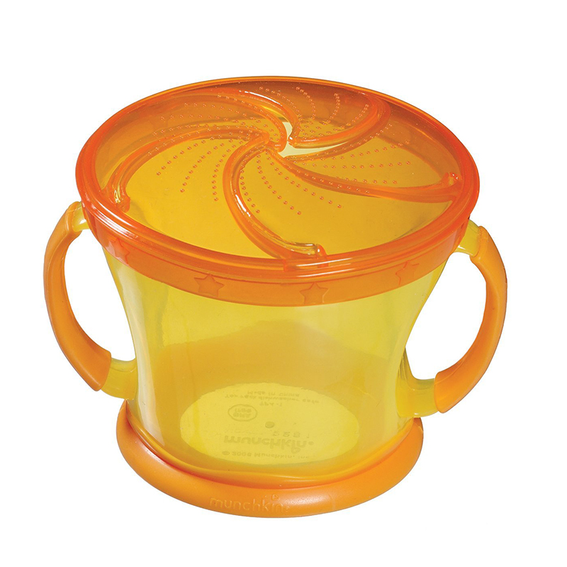 munchkin 美国麦肯齐宝宝专用防洒泼零食杯 2支装 海外本土原版