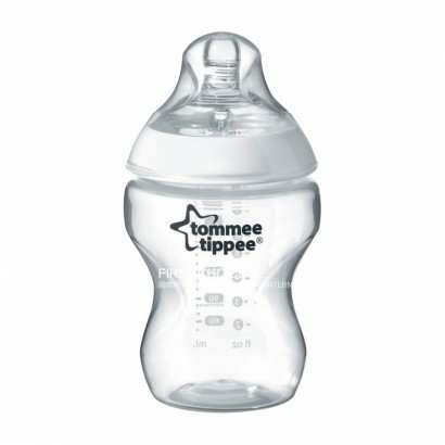 Tommee Tippee 英国汤美天地宽口防胀气PP奶瓶 260ml 0-3个月 海外本土原版