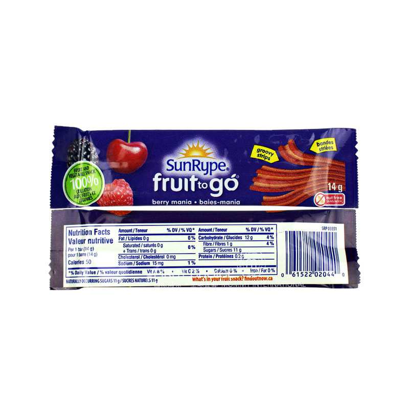 Sunrype ���ô�Sunrype Fruit to go 100%����Ȼˮ������Ƥ6֧װ ���Ȿ��ԭ��