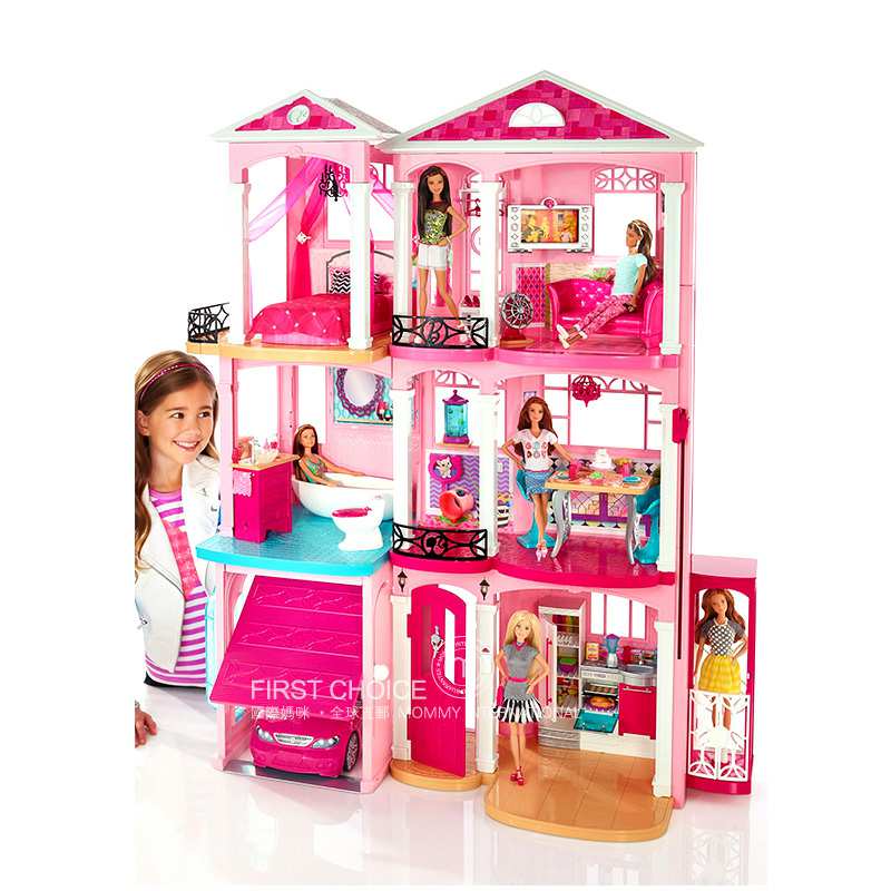 芭比之梦想豪宅娃娃屋图片