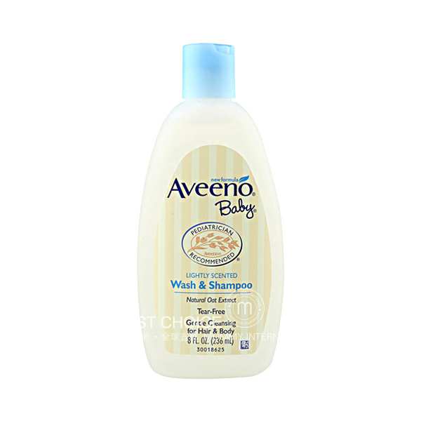 aveeno 美国艾维诺儿童洗发沐浴露二合一236ml 海外本土原版