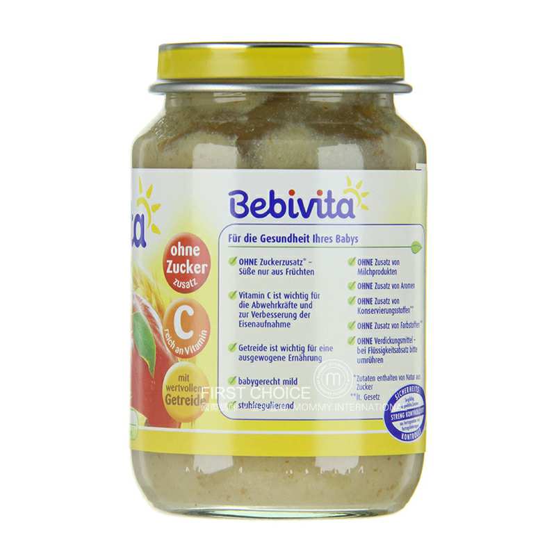 Bebivita �¹���Ψ��ƻ���㽶ȫ��ˮ����������6��������190g*6 ���Ȿ��ԭ��