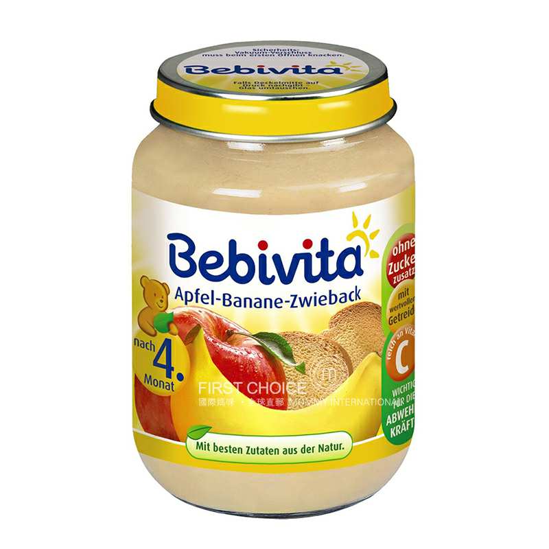Bebivita �¹���Ψ��ƻ���㽶���ɻ����4��������190g*6 ���Ȿ��ԭ��