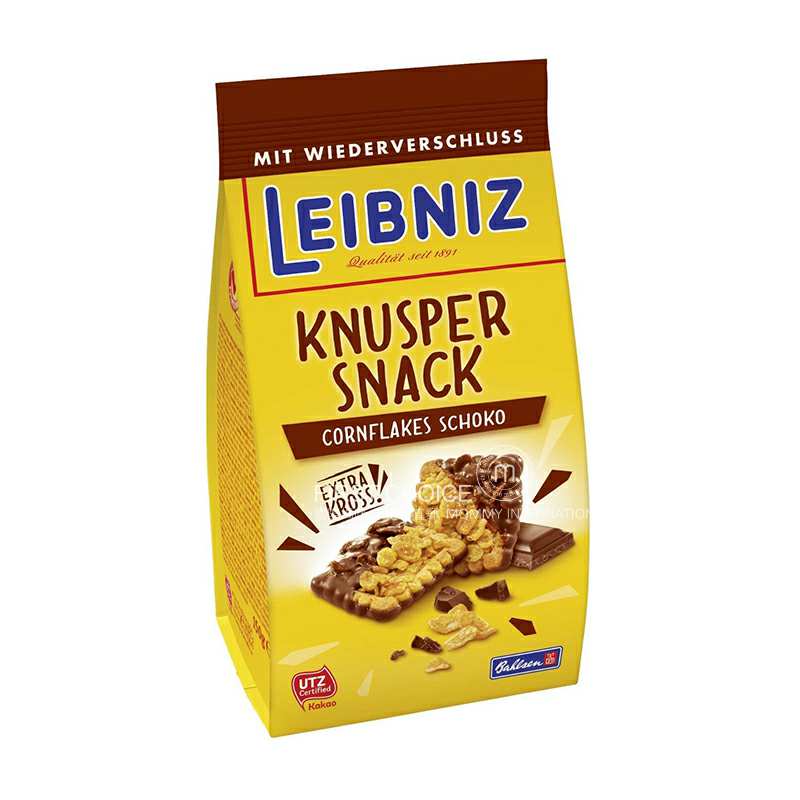 leibniz 德国莱布尼茨玉米片巧克力松脆饼干*5 海外本土原版