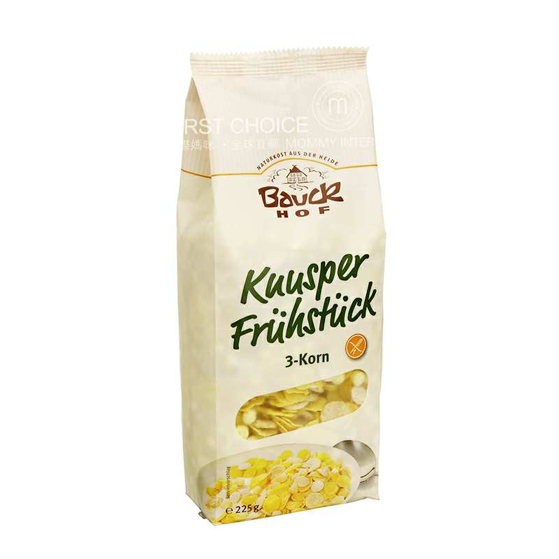 bauck hof 德国bauck hof有机谷物香脆早餐麦片*2 海外本土原版