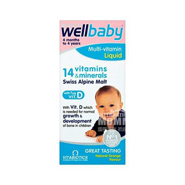 Vitabiotics Ӣ��WellkidӤ�׶�14��ά����Ӫ��Һ ���Ȿ��ԭ�棨2���Ż��ײͣ�