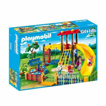 Playmobil 德国百乐宝摩比儿童游乐场拼插玩具 海外本土原版