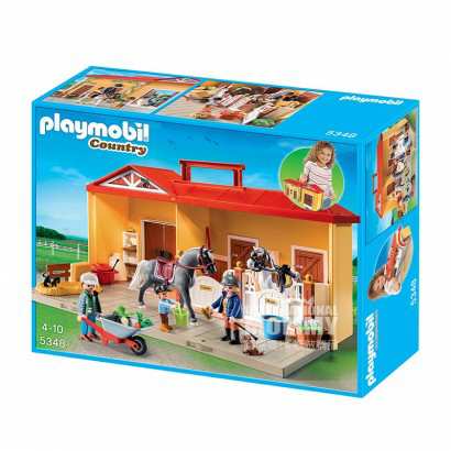 Playmobil 德国百乐宝摩比世界便携养马场套装 海外本土原版