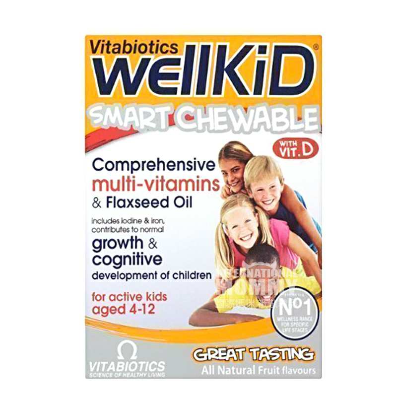 Vitabiotics ӢWellKidܾ׽Ƭ 4-12 Ȿԭ