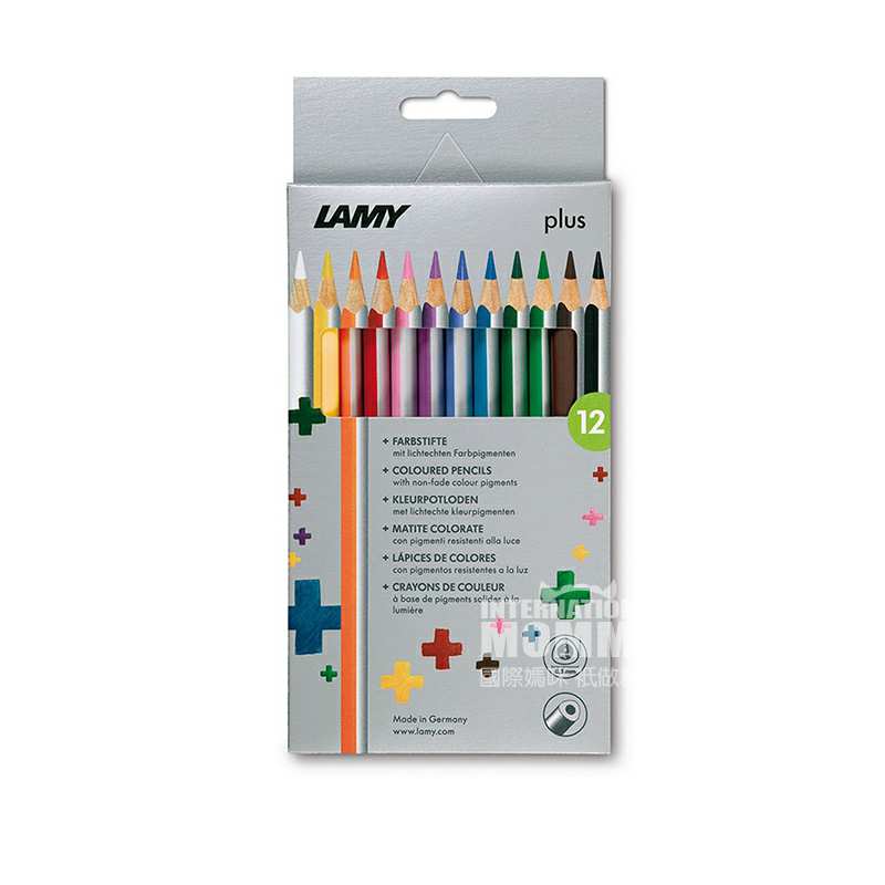 LAMY 德国凌美盒装12色彩色铅笔 海外本土原版