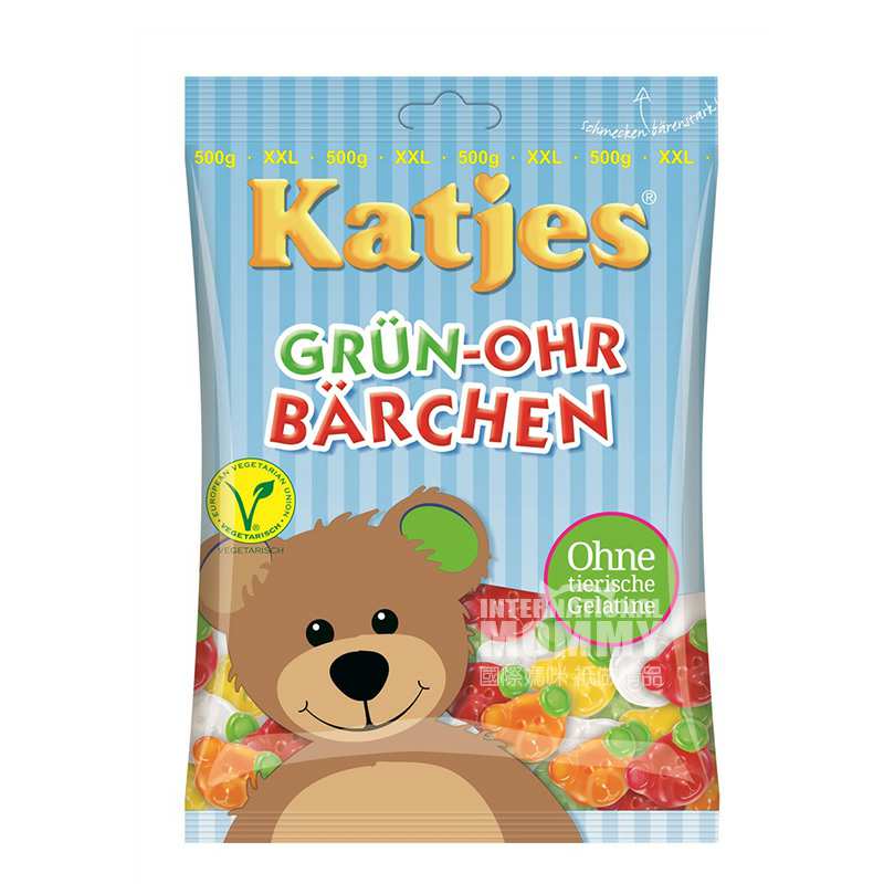 katjes 德国嘉思水果小熊软糖500g 海外本土原版