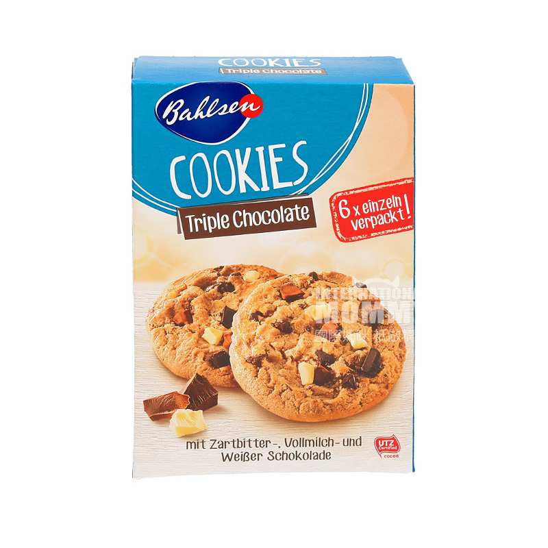 bahlsen 德国百乐顺三重巧克力饼干 海外本土原版