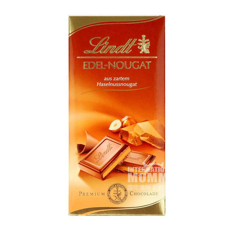 lindt 法国瑞士莲牛轧巧克力100g 海外本土原版
