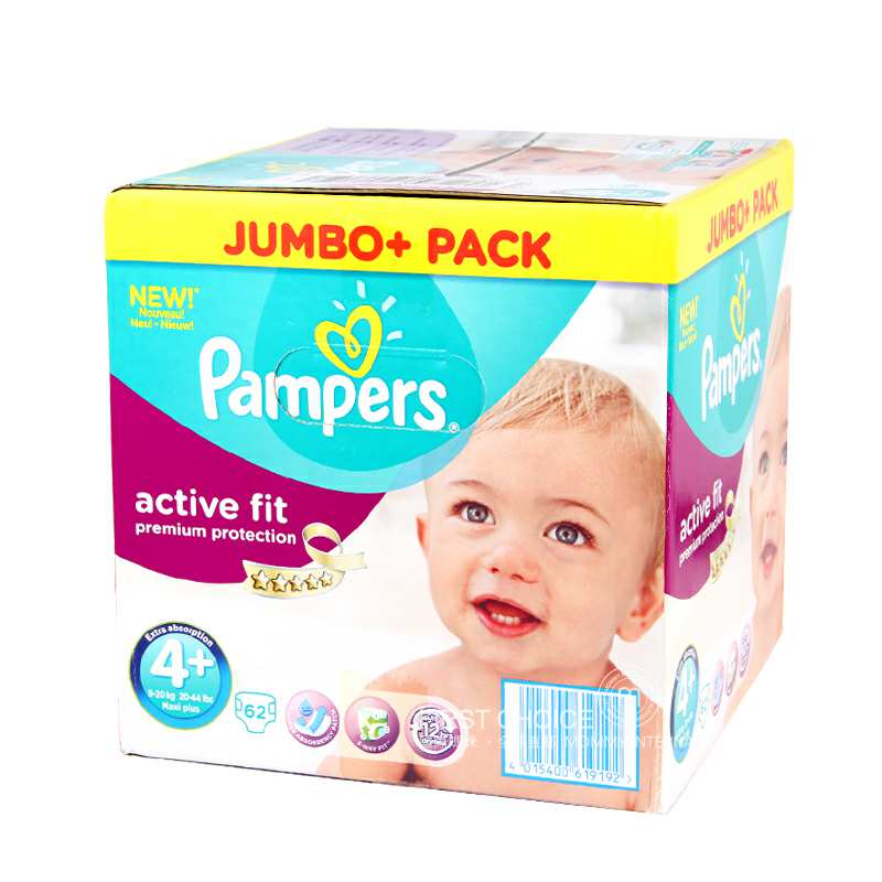 Pampers �¹��ﱦ������ֽ���L�� 62Ƭ 9~20kg ���Ȿ��ԭ��