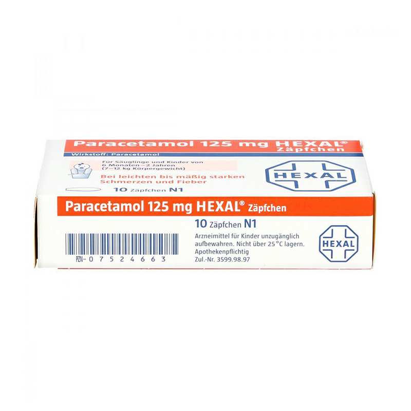 Paracetamol �¹�Paracetamo��ͯ����ֹʹ����˨125mg*2 ���Ȿ��ԭ��