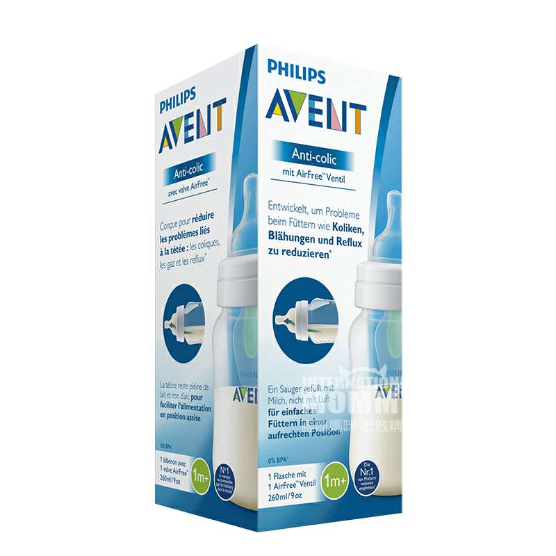 PHILIPS AVENT Ӣ���������°�������PP���Ϸ�������ƿ260ml 1�������� ���Ȿ��ԭ��