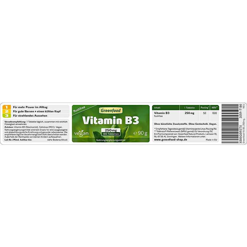 Greenfood GreenfoodάB3ᣩ250mg180 Ȿԭ