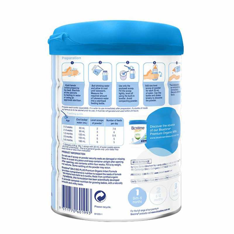 Biostime ޺ԪлӤ̷1 0-6 800g ޱԭ