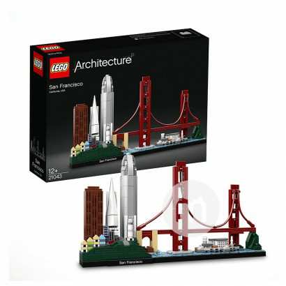 LEGO 丹麦乐高建筑系列21043旧金山 海外本土原版