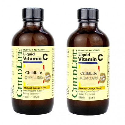 【2件价】ChildLife 美国ChildLife维C口服液 118.5ml/瓶 海外本土原版