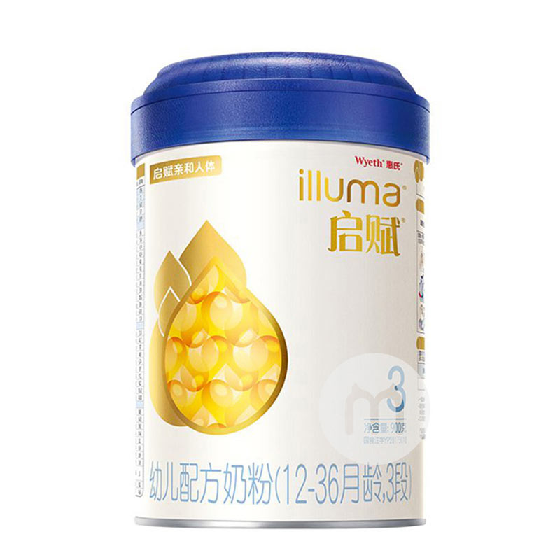 wyeth 惠氏启赋经典婴儿奶粉3段 900g 12-36个月