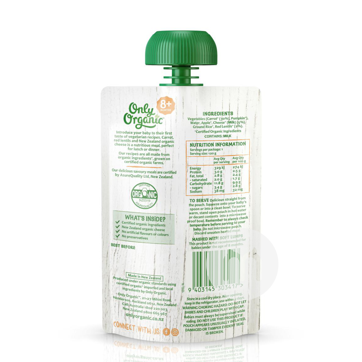 2װOnly organic 򱡺㶹ڼ+лܲⶹдһ8 120g Ȿԭ