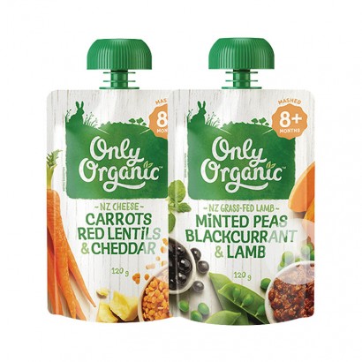2װOnly organic 򱡺㶹ڼ+лܲⶹдһ8 120g Ȿԭ