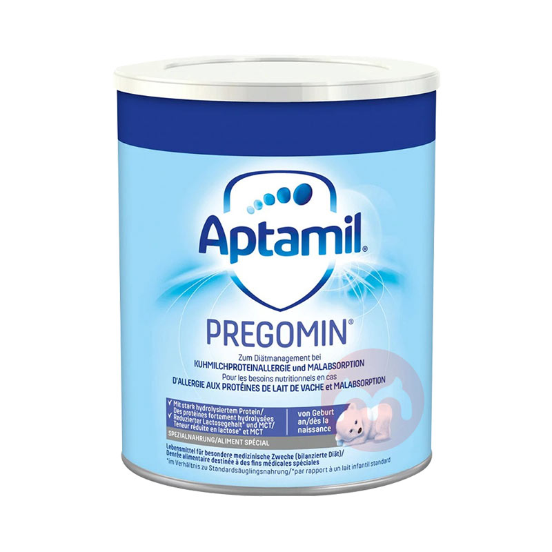 Aptamil 德国爱他美Pregomin超深度水解低敏婴儿奶粉 0个月以上 400g 德国本土原版