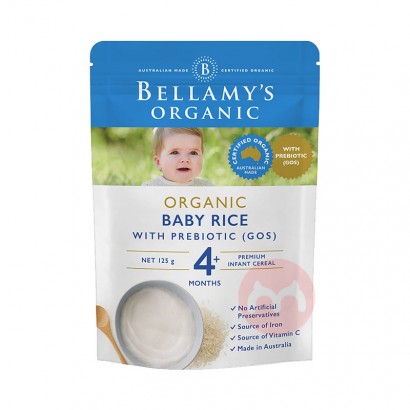BELLAMY`S 澳洲贝拉米有机婴儿益生元GOS米粉 海外本土原版