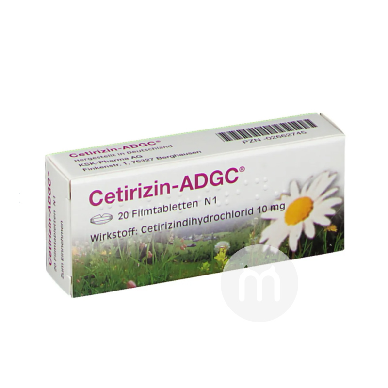 Cetirizin-ADGC ¹Cetirizin-ADGC⼾ԺȫӦԱ׵ıӺ۾Ƭ20Ƭ Ȿԭ