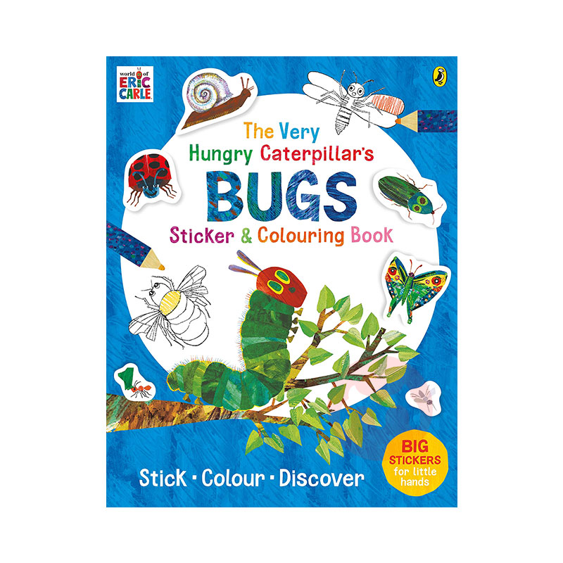 The Very Hungry Caterpillar`s Bugs Sticker and Colouring Book ëëֽͻ 2-5 Ӣԭ