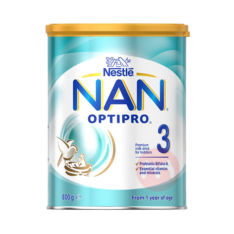 Nestle 澳洲雀巢瑞铂能恩NAN Pro优质蛋白婴儿奶粉3段 1岁以上 800g 澳洲本土原版