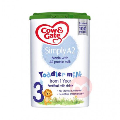 Cow&Gate 英国牛栏A2婴儿奶粉3段 800g 英国本土原版
