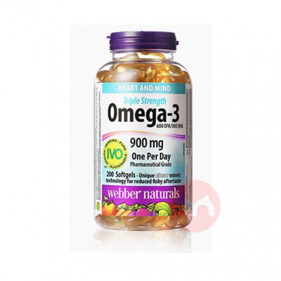 Webber Naturals ôΰŨOmega3 200 Ȿԭ