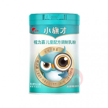 君乐宝旗帜小旗才视力嘉儿童奶粉4段 800g 3岁以上