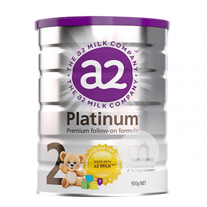 A2 澳洲A2白金系列婴儿奶粉2段 6个月以上 900g 澳洲本土原版