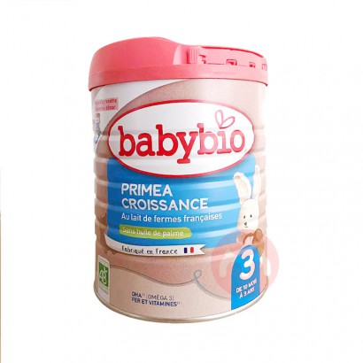 Babybio 法国伴宝乐有机婴儿奶粉3段 10-36个月 800g 法国本土原版