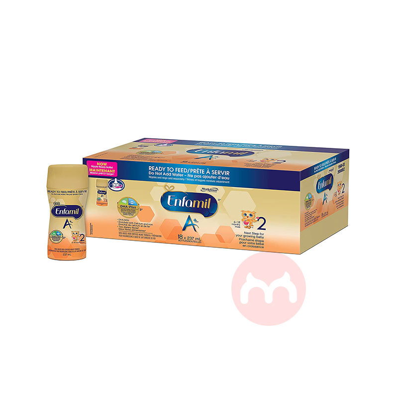 MeadJohnson ���ô����޳�Enfamil A+Ӥ��Һ̬��2��6-18���� 237ml*18ƿ ���ô���ԭ��
