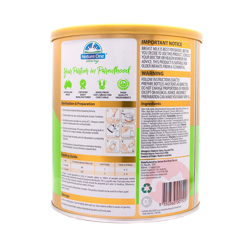 618Nature One Dairy ް´ԶӤ̷2 6-12 600g ޱԭ