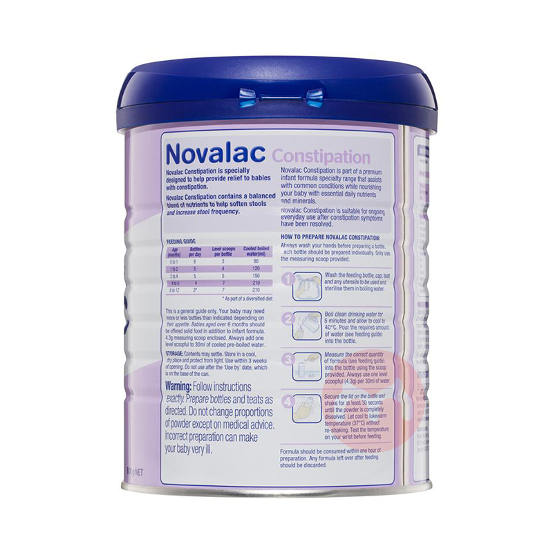Novalac ���ޱ����ַ�����Ӥ���̷�0-12���� 800g ���ޱ���ԭ��