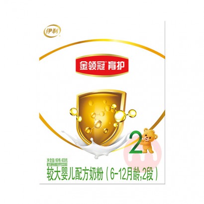 伊利金领冠配方奶粉2段 400g 6-12个月