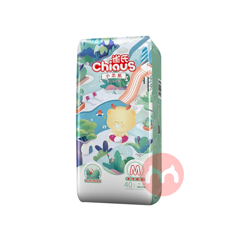 Chiaus ȸ��Со��Ӥ����ųɳ�ֽ���M�� 40Ƭ 6-11kg